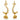 OMID Gold-Tone Peacock Ear Cuff Jhumka Earrings For Women and Girls