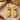 OMID Gold Tone Marble Drop Earrings