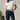 OMID Beige Studded Eyelet Belt with Gold-Tone Oval Buckle For Women