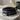 OMID Black Textured Waist Belt with Silver-Tone Buckle
