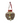 OMID Red Rounded Beaded Potlis Bag For Women and Girls