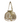 OMID Beige Rounded Brocade Potlis Bag For Women and Girls