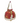 OMID Red Rounded Brocade Potlis Bag For Women and Girls