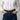 OMID Women Grey Braided Stretch Waist Belt with Metal Buckle