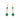 OMID Green Crystal Tassel Earrings
