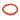 OMID Purple & Orange Beaded Stretch Bracelet
