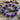 OMID Blue & Purple Beaded Stretch Bracelet