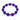 OMID Blue & Purple Beaded Stretch Bracelet