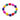 OMID Rainbow Beaded Stretch Bracelet