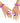 OMID, Personalized Vibrant Pink Floral Beaded Haathphool | Adjustable Hand Chain Bracelet for Mehendi & Parties