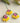 Customization: Any color combination available on request., Floral Jewelry Set with Customizable Colors.