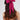 OMID, Kids Bunny Ear Bow Hair Clip – Soft Fabric Cute Bowknot Hair Accessory for Girls (Maroon)