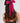 OMID, Kids Bunny Ear Bow Hair Clip – Soft Fabric Cute Bowknot Hair Accessory for Girls (Maroon)