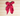 OMID, Kids Bunny Ear Bow Hair Clip – Soft Fabric Cute Bowknot Hair Accessory for Girls (Maroon)
