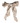 OMID, Kids Bunny Ear Bow Hair Clip – Soft Fabric Cute Bowknot Hair Accessory for Girls (Beige)