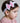 OMID, Soft Stretchy Baby Headband with Large Pink and White Bow | Newborn, Infant, Baby Girl Hair Accessory | Comfortable Adjustable Elastic