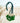 OMID, Handcrafted Green Wool Parandi with Pearl and Bead Detailing – Traditional Punjabi Hair Accessory for Women and Girls
