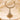 OMID Gold-Tone Traditional Maang Tikka Headband with Pearl Drop Detailing