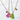 OMID, BFF Unicorn Split Heart Pendant Necklace Set – Cute Pink & Green Best Friends Necklaces for Girls with Gold Chain, Friendship Jewelry Gift.