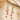 OMID Gold-Tone Orange Beaded Triple Chain Drop Earrings