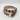 OMID Luxury Brown Faux Leather Belt with Double-Row Gold Oval Grommets