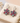 OMID, Sterling Silver Floral Drop Earrings with Red and White Gemstones for Women and Girls – Handcrafted Elegant Flower Design Jewelry