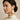 OMID Women Gold-Toned Cream Teardrop Statement Earrings