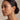 OMID Women Gold-Toned Crystal Studded Hoop Earrings