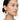 OMID Women Gold-Toned Pearl Hoop Statement Earrings