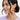 OMID Women Lavender Beaded Hoop Earrings