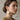 OMID Women Gold-Toned Textured Hoop with Shell Drop Earrings