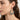 OMID Women Blue Textured Hoop Drop Earrings