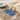 OMID Women Blue Teardrop Statement Earrings