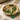 OMID Women Gold-Toned Green Floral Drop Statement Earrings