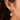 OMID Gold-Tone Pearl Cluster Floral Drop Hoop Earrings for Women & Girls With Model Shoot